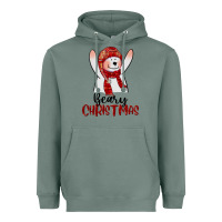 Sage beary christmas Heavyweight Hoodie - CowGirlArtShop