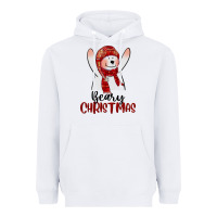 White beary christmas Heavyweight Hoodie - CowGirlArtShop