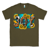 Army Green choose joy Classic Tee - NancyCooperArtShop