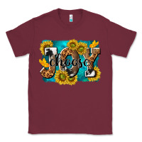 Burgundy choose joy Classic Tee - NancyCooperArtShop