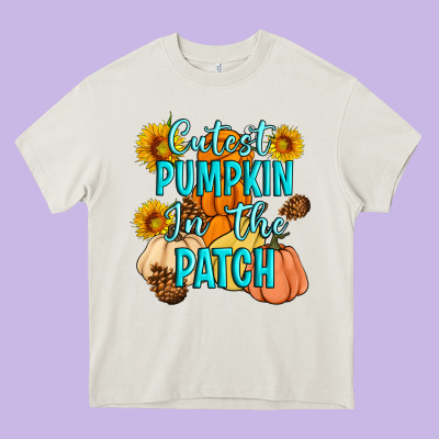 Cutest Pumpkin In The Patch Heavy Core Tee Designed By Artiststas