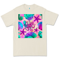 Bone summer beach seamless pattern Premium Tee - BundleAndBundleShop