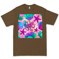 Cacao summer beach seamless pattern Premium Tee - BundleAndBundleShop