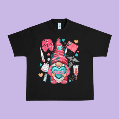 Nurse With Heart Urban Heavy Tee Designed By Nancycooperartshop