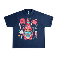 Navy nurse with heart Urban Heavy Tee - NancyCooperArtShop