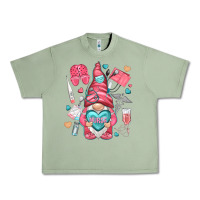 Oil Green nurse with heart Urban Heavy Tee - NancyCooperArtShop
