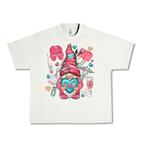 Pistachio nurse with heart Urban Heavy Tee - NancyCooperArtShop