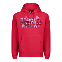 Cardinal mama claus pink christmas Premium Hoodie - CowGirlArtShop