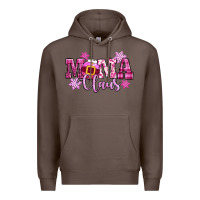 Coffee mama claus pink christmas Premium Hoodie - CowGirlArtShop