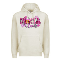 Oatmeal Heather mama claus pink christmas Premium Hoodie - CowGirlArtShop