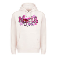Pale Pink mama claus pink christmas Premium Hoodie - CowGirlArtShop