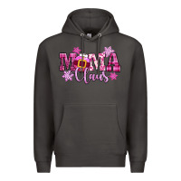 Smoke mama claus pink christmas Premium Hoodie - CowGirlArtShop