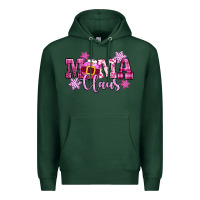 Sports Green mama claus pink christmas Premium Hoodie - CowGirlArtShop