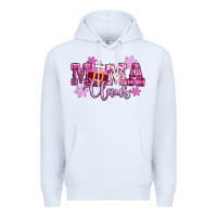 White mama claus pink christmas Premium Hoodie - CowGirlArtShop