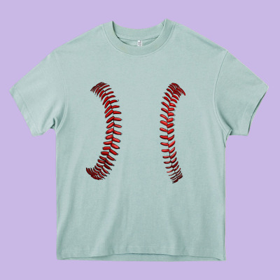 Ball Stitch Heavy Core Tee Designed By Adodesignshop