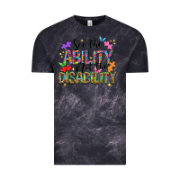 Cloud Black See the ability not the disability Vintage Tee - NancyCooperArtShop