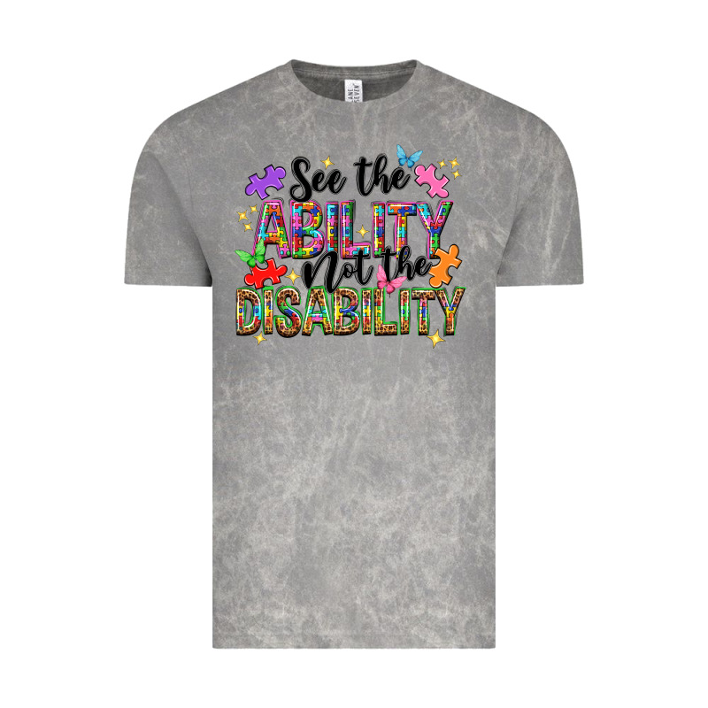See The Ability Not The Disability Vintage Tee by NancyCooperArtShop | Teevron