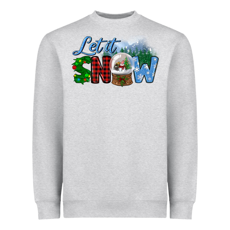 Let It Snow Heavyweight Sweatshirt by BundleAndBundleShop | Teevron