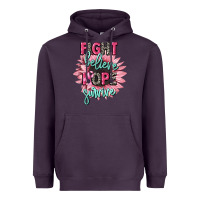 Plum fight believe hope survive cancer awareness Heavyweight Hoodie - CowGirlArtShop
