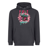 Smoke fight believe hope survive cancer awareness Heavyweight Hoodie - CowGirlArtShop