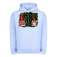 Pigment Grape Ice Ho Ho Ho Christmas Gnomes Urban Hoodie - FaDigitalArtStudio