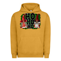 Pigment Peanut Butter Ho Ho Ho Christmas Gnomes Urban Hoodie - FaDigitalArtStudio