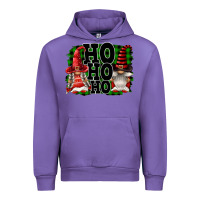 Tulip Ho Ho Ho Christmas Gnomes Urban Hoodie - FaDigitalArtStudio
