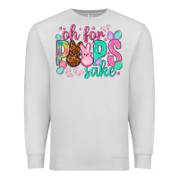 Dove Grey oh for peeps sake Easter Day Premium Sweatshirt - HowdyJamesFarm