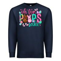 Navy oh for peeps sake Easter Day Premium Sweatshirt - HowdyJamesFarm