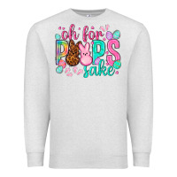 Oatmeal Heather oh for peeps sake Easter Day Premium Sweatshirt - HowdyJamesFarm