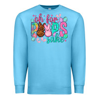 Ocean Blue oh for peeps sake Easter Day Premium Sweatshirt - HowdyJamesFarm