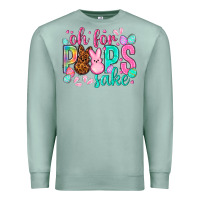 Seafoam oh for peeps sake Easter Day Premium Sweatshirt - HowdyJamesFarm