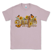 Lilac created with a purpose with sunflower and butterfl Classic Tee - NancyCooperArtShop