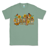 Sage created with a purpose with sunflower and butterfl Classic Tee - NancyCooperArtShop
