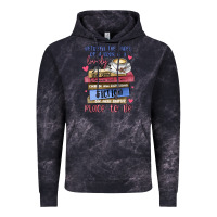 Cloud Black between the pages of a book is lovely place to be Vintage Hoodie - MaliasSmallBusiness