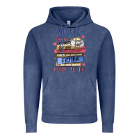 Vintage Denim between the pages of a book is lovely place to be Vintage Hoodie - MaliasSmallBusiness