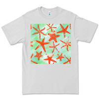 Dove Grey starfish seamless pattern Premium Tee - BundleAndBundleShop