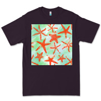 Plum starfish seamless pattern Premium Tee - BundleAndBundleShop