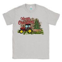Moon Dust merry Christmas tractor tree Classic Tee - CowhideDigitalArt