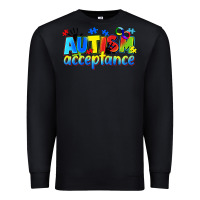Black Autism acceptance Premium Sweatshirt - CowGirlArtShop
