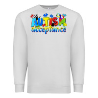 Dove Grey Autism acceptance Premium Sweatshirt - CowGirlArtShop