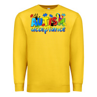 Lemon Autism acceptance Premium Sweatshirt - CowGirlArtShop