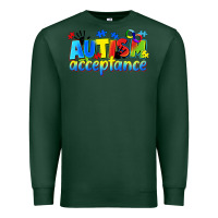 Sports Green Autism acceptance Premium Sweatshirt - CowGirlArtShop