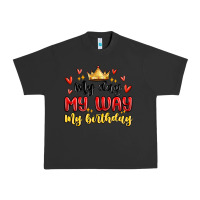 Pigment Black my day my way my birthday Urban Heavy Tee - MaliasSmallBusiness