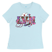 Baby Blue valentines day lvn Ladies Tee - RanaPortraitStore