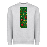 Heather Grey christmas pen wraps Heavyweight Sweatshirt - BundleAndBundleShop