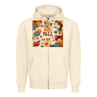 Sandshell Hello Fall Zipper Hoodie - texasbilliewilder