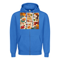 True Royal Hello Fall Zipper Hoodie - texasbilliewilder