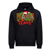 Black christmas nana claus Urban Hoodie - FaDigitalArtStudio