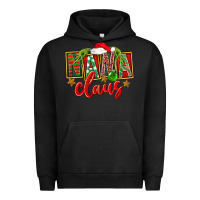 Pigment Black christmas nana claus Urban Hoodie - FaDigitalArtStudio